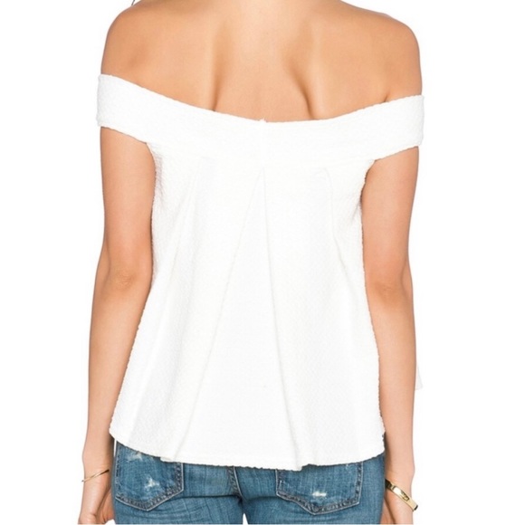 Free People Priscilla Off Shoulder Top Size XS White Flowy Tank - Picture 4 of 11